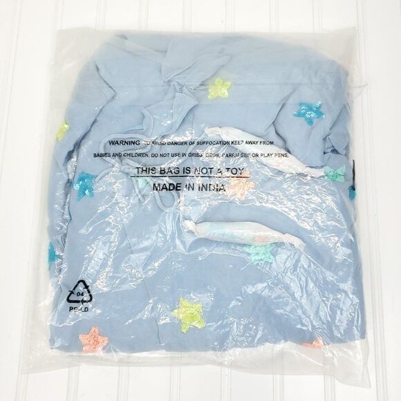 Rococo Sand Georgette Sequined Tunic Mini Dress - Picture 3 of 10